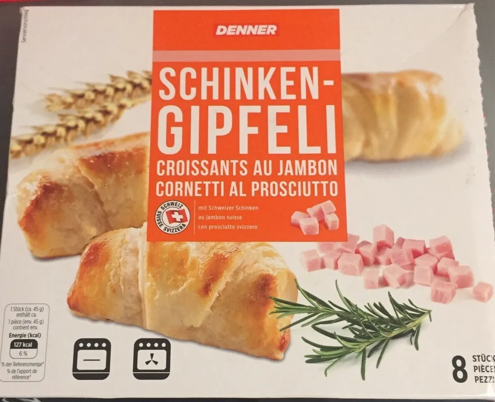 Croissants au jambon