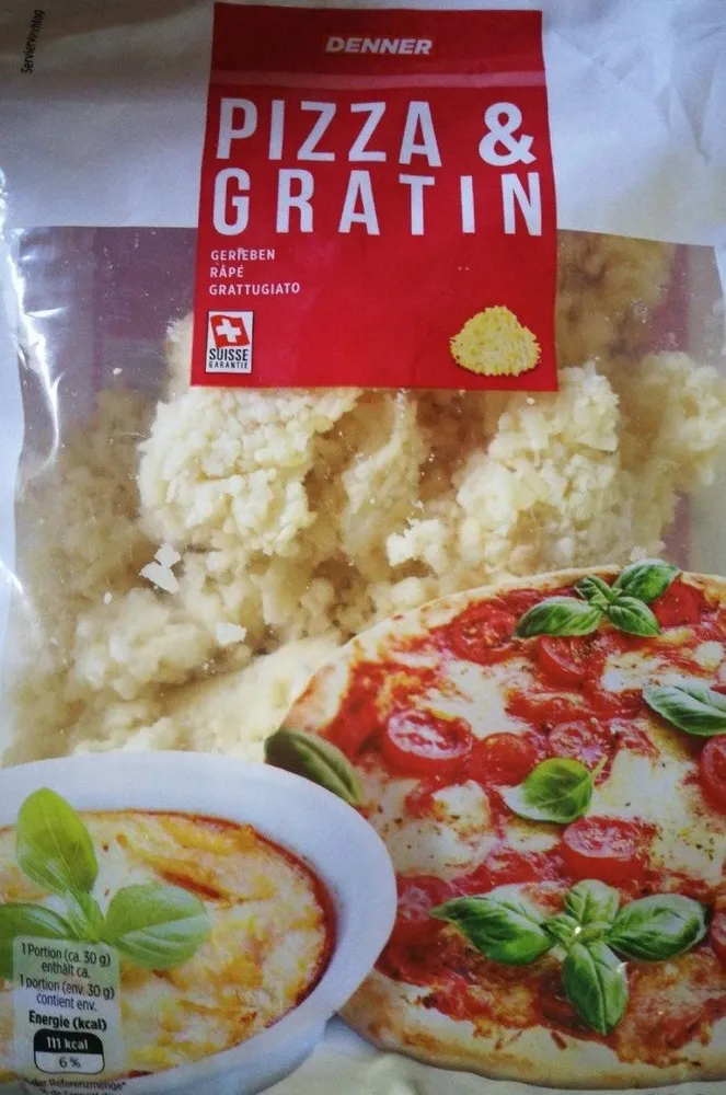 Denner, Gratin & Pizza Käsemischung