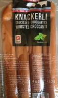 Saucisses croquantes