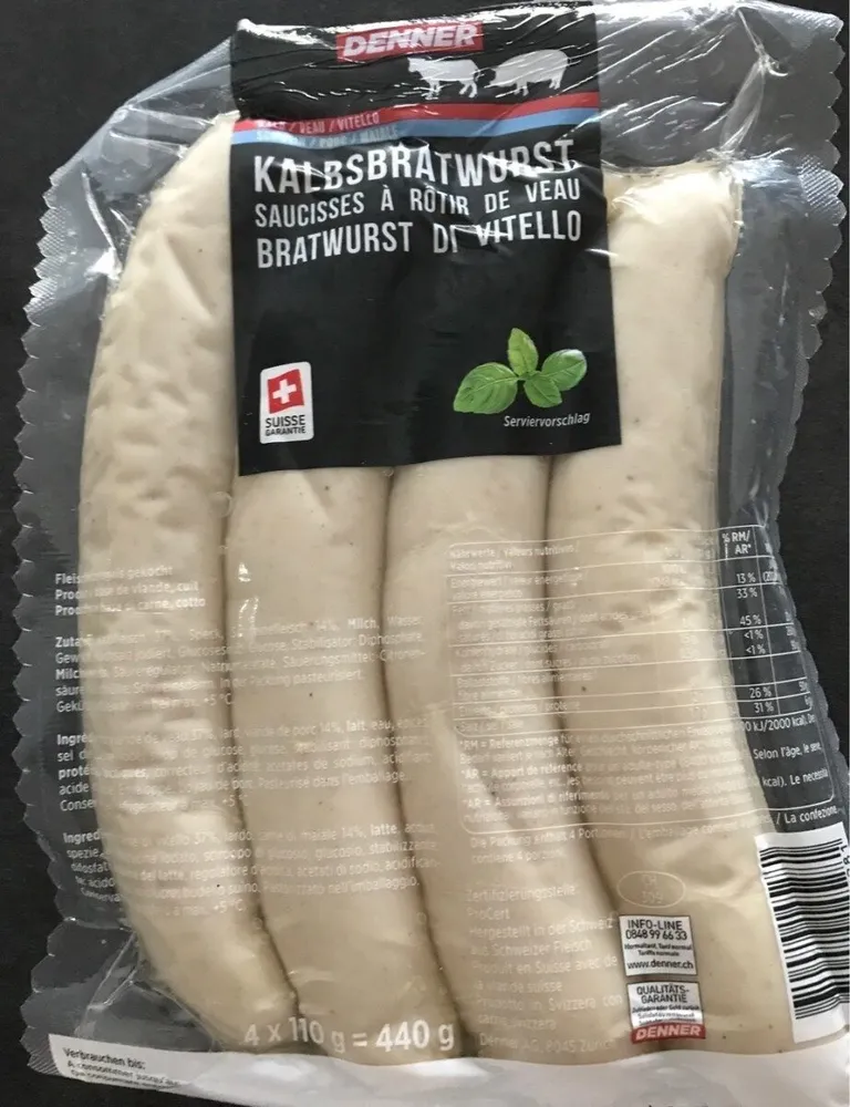 Saucisses à rôtir de veau