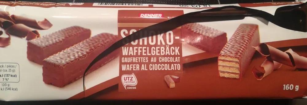 Gaufrettes au chocolat