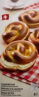 Laugenbretzel gefüllt mit Meersalzbutter (6 Stück)