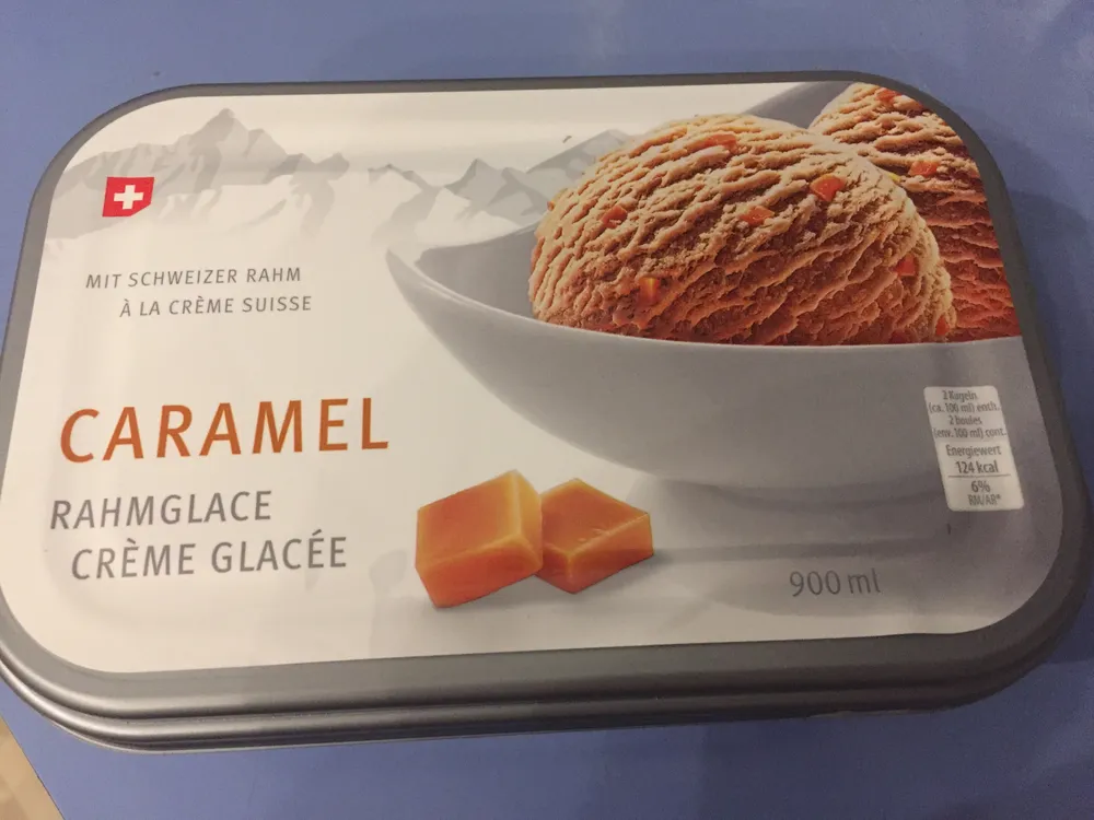 Crème glacée Caramel à la crème suisse