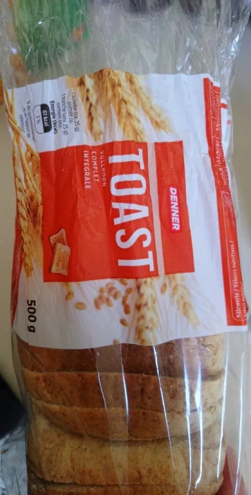 Toast complet intégrale