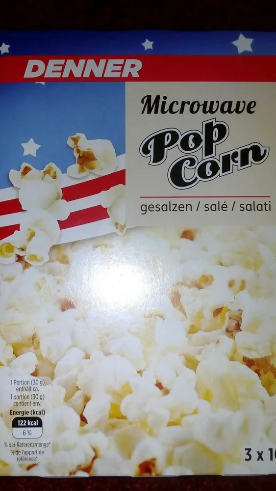 Microwave Pop Corn salé