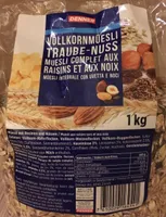 Muesli complet aux raisins et aux noix