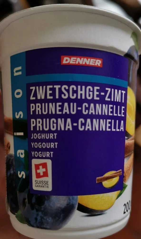 Pruneau-cannelle Yogourt
