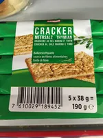 Crackers au sel marin et thym