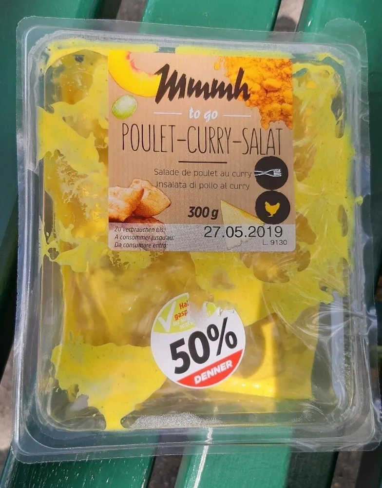 Poulet-Curry-Salat