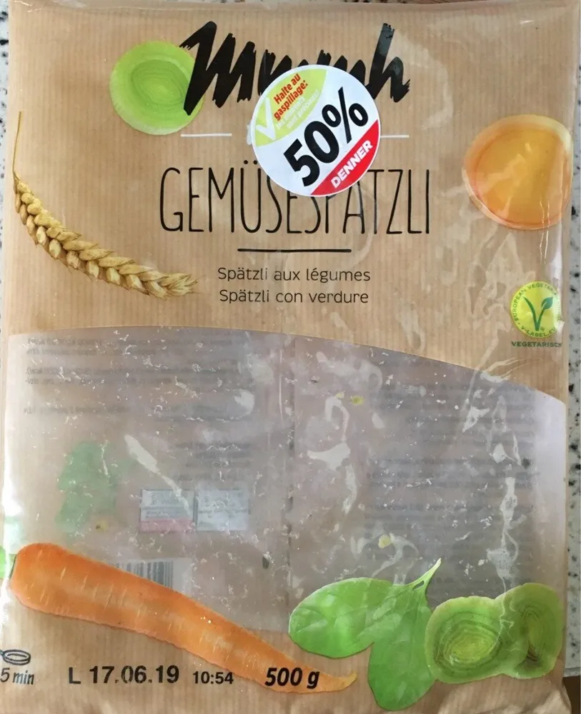 Spätzli aux légumes