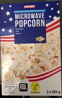 Microwave Popcorn - gesalzen (3x 100 g)