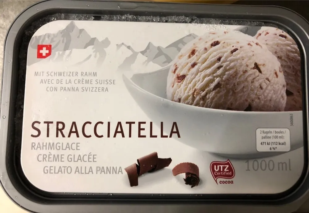 Glace stracciatella
