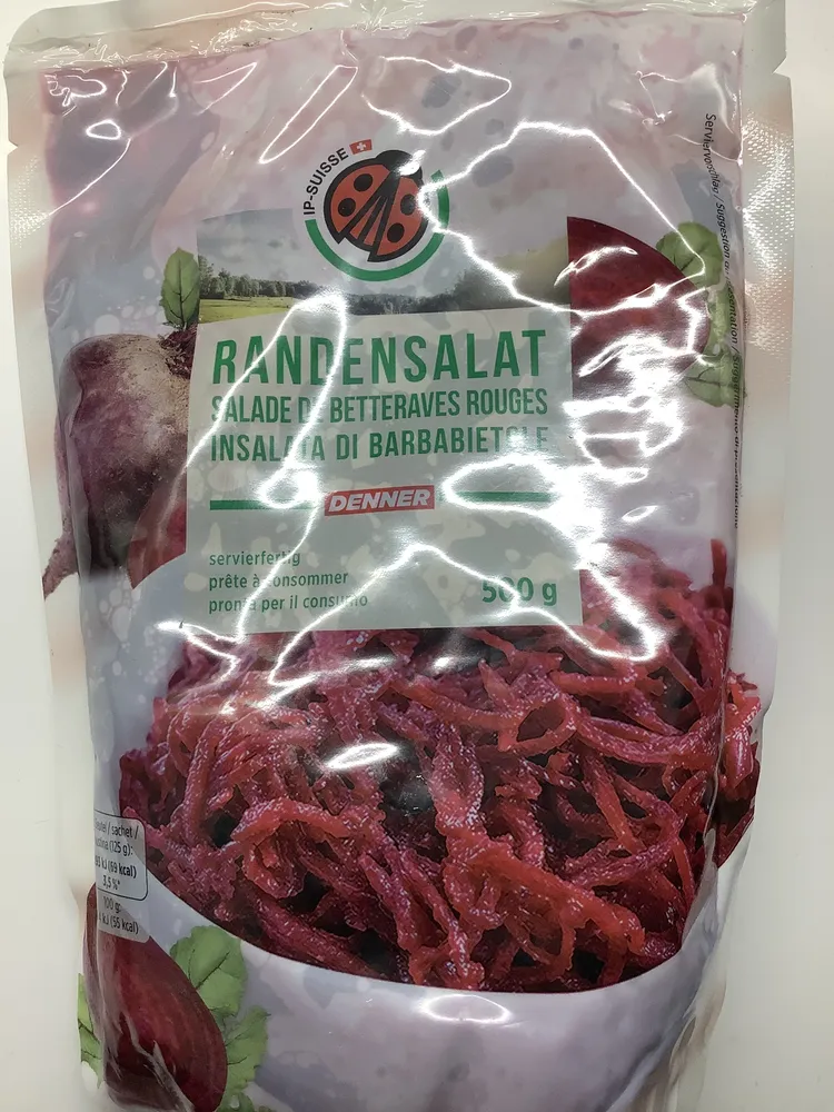 Salade de betteraves rouges