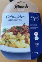 Viande hachées avec cornettes
