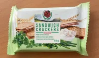 Sandwich Crackers fromage frais aux fines herbes