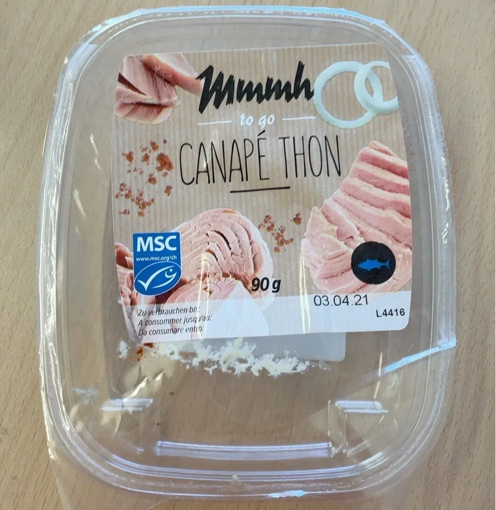 Canapé Thon