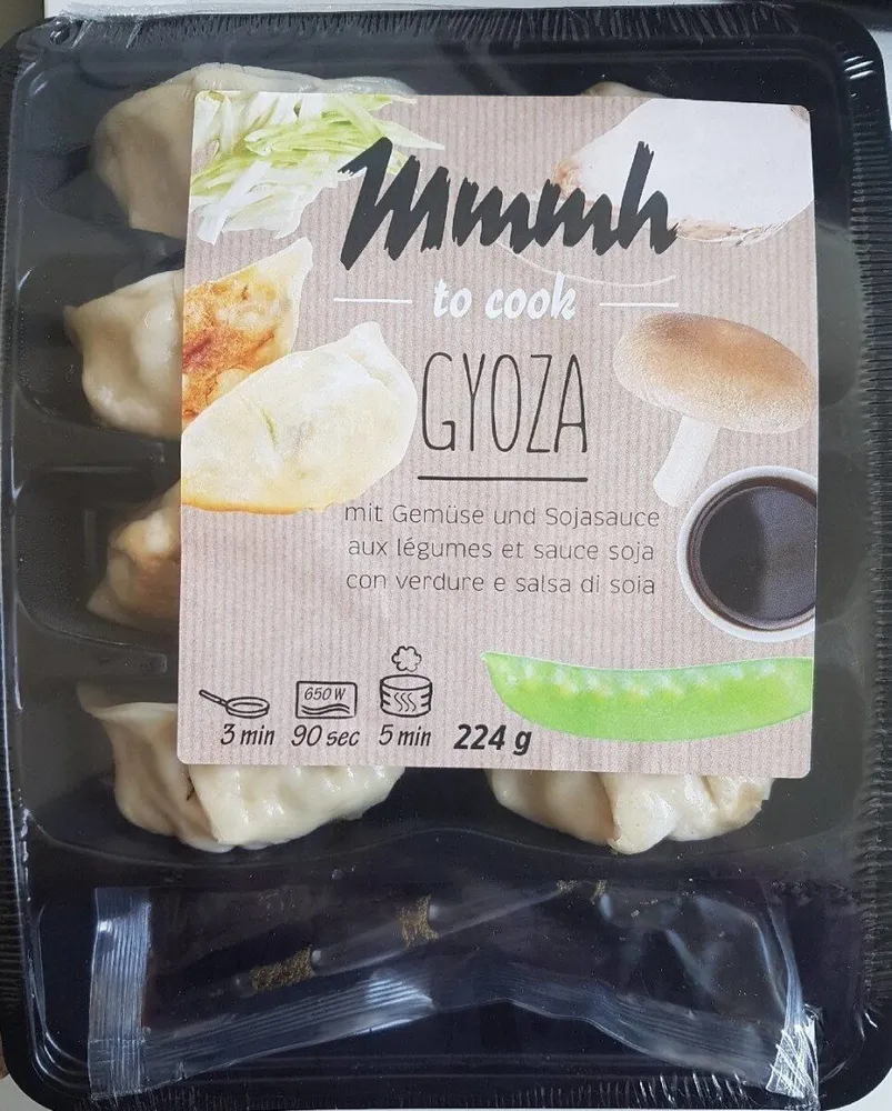 Gyosa aux légule et sauce soja