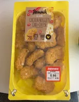 Chicken nuggets chili-cheese