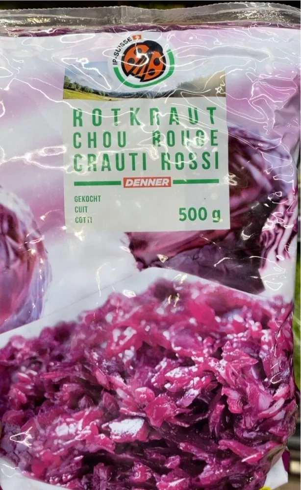 Rotkraut gekocht