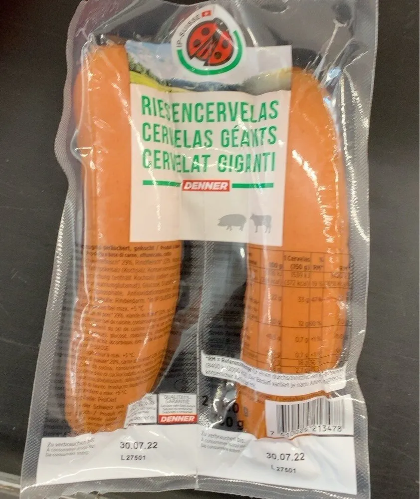 Cervelas géants