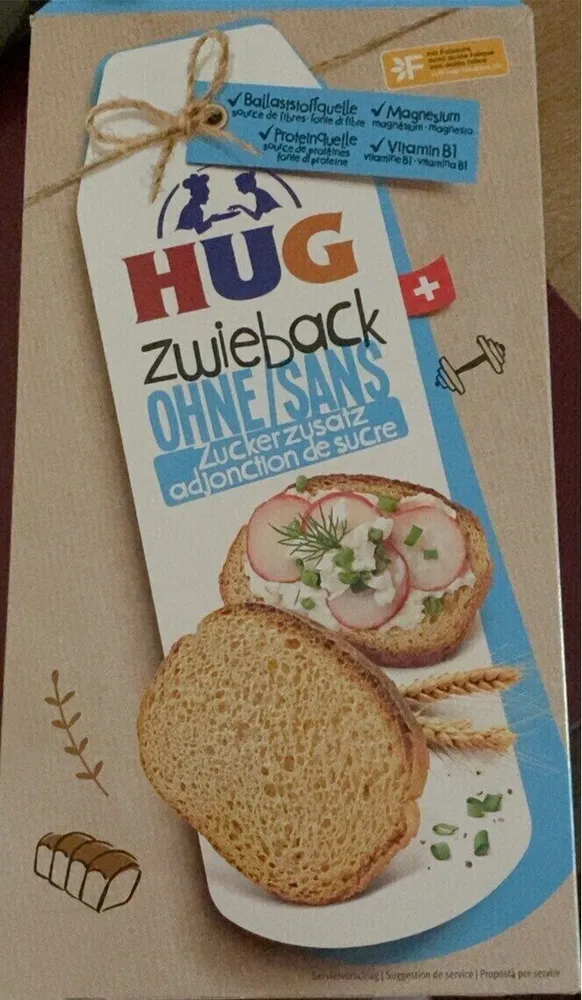 Zwieback, Ohne Zuckerzusatz