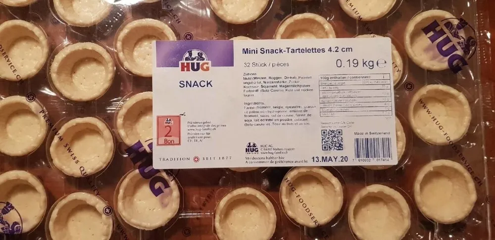 Mini snack-Tartelettes 4.2 cm