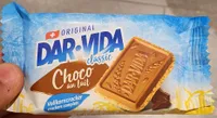 Cracker complets avec chocolat au lait suisse