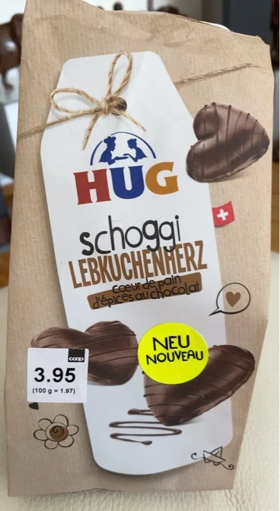 Coeur de pain d’épice au chocolat