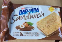 Sandwich Choco & Noisettes Crème