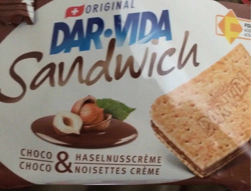 Sandwich Chocolad & Haselnusscrème