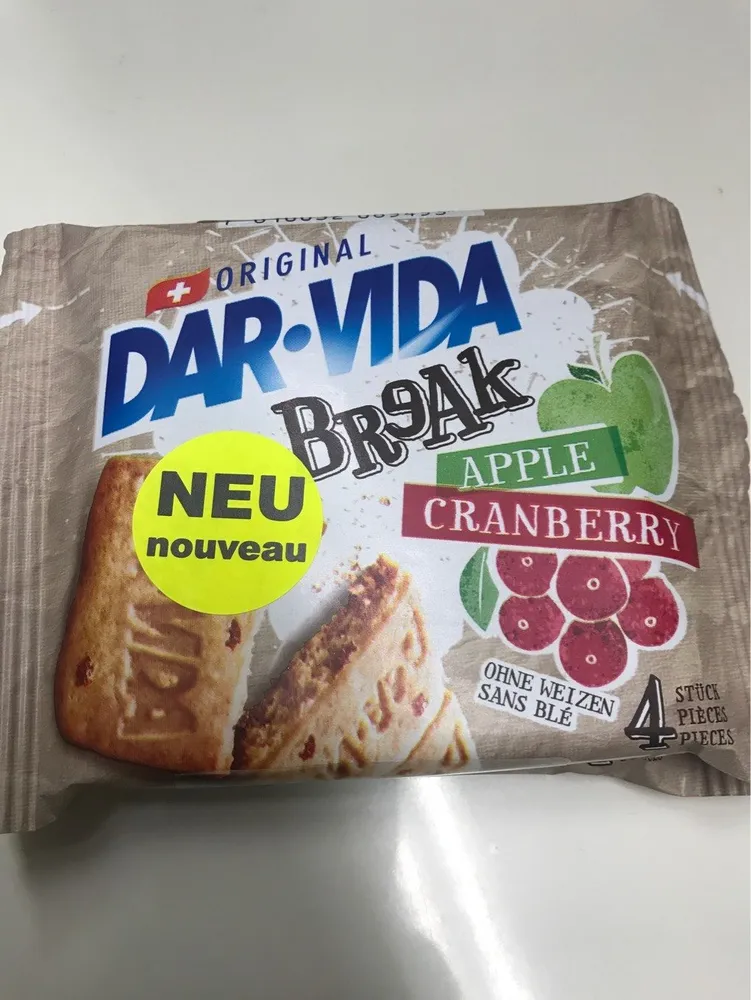 Dar-vida Break Apple Cranberry