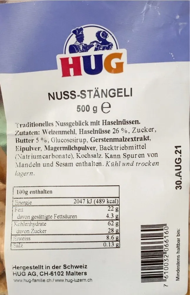 Nuss-Stängeli