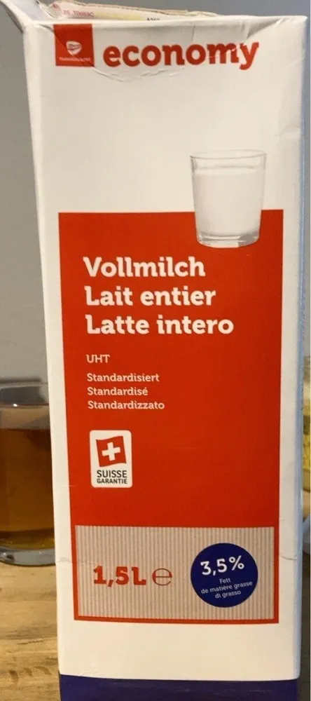 Lait entier uht