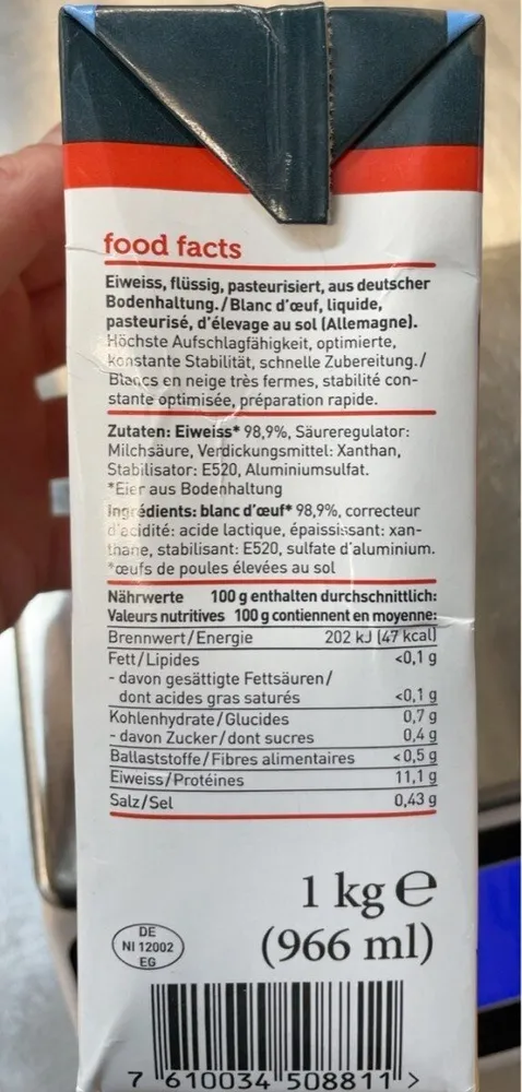 Blanc d’oeuf de confiseur