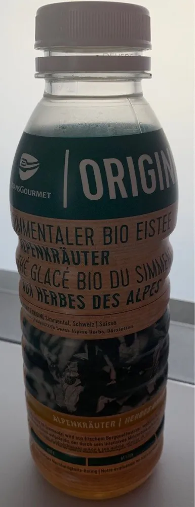 Thé glacé bio du simmental aux herbes des alpes