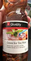 Green ice tea mint