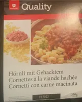 Cornettes à la viande hachée