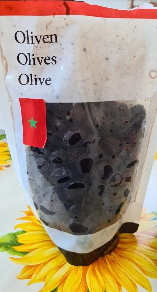 Olives noires du Maroc à la grecque