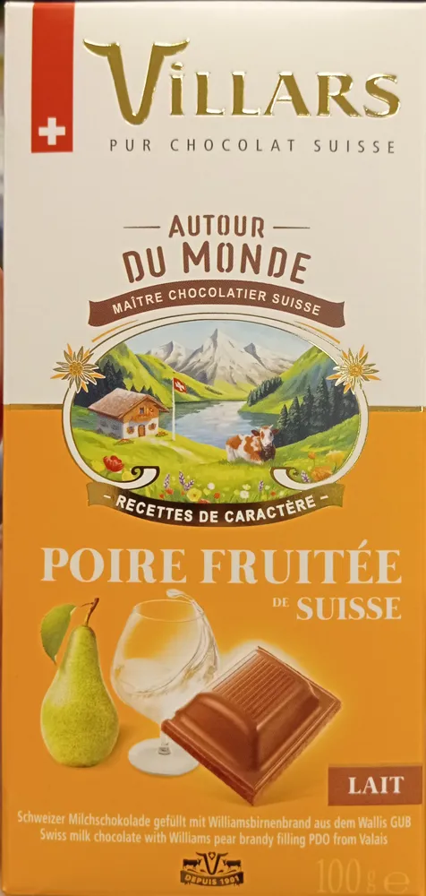 Lait Liqueur Poire Fruitée de Suisse