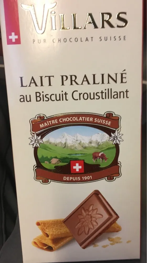 Chocolat Lait Praliné