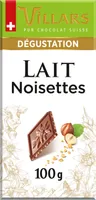 Chocolat Villars Lait Eclats noisettes 100g