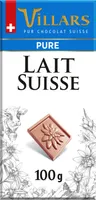 Chocolat Villars Lait Suisse 100g