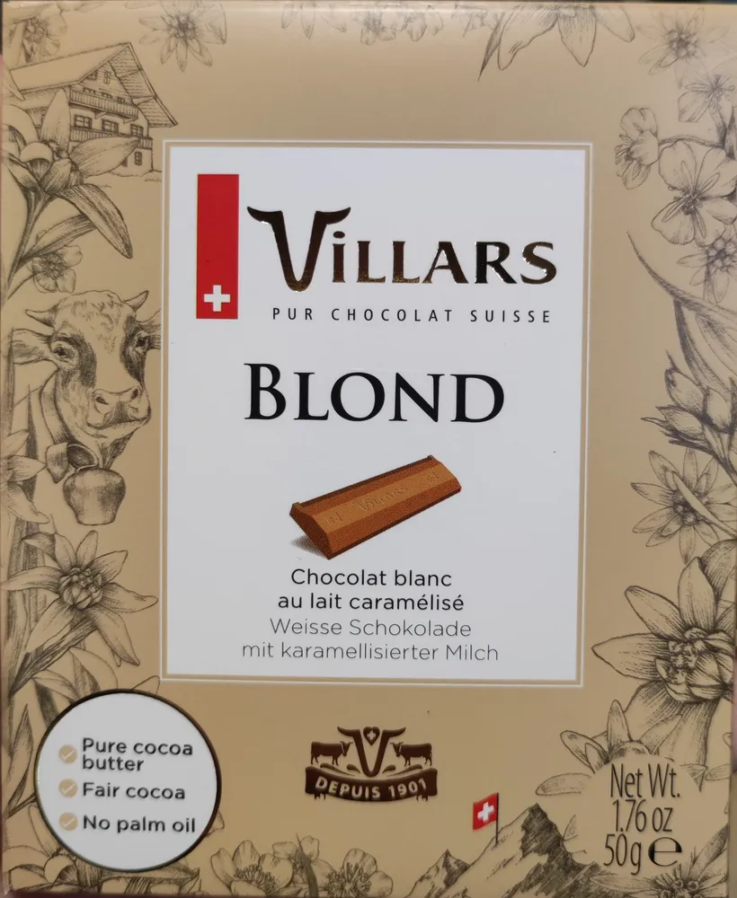 Blond pure - Chocolat blanc au lait caramélisé