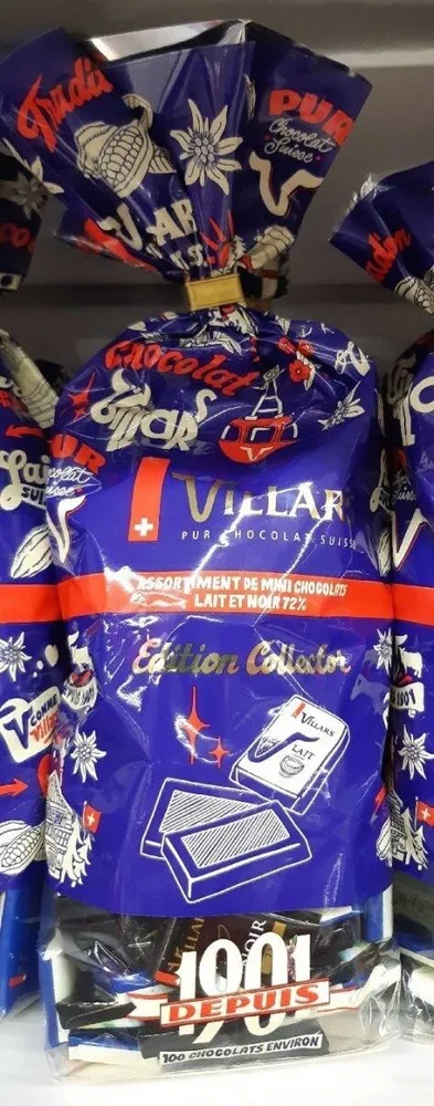 Villars assortiments de mini chocolats Lait et Noir