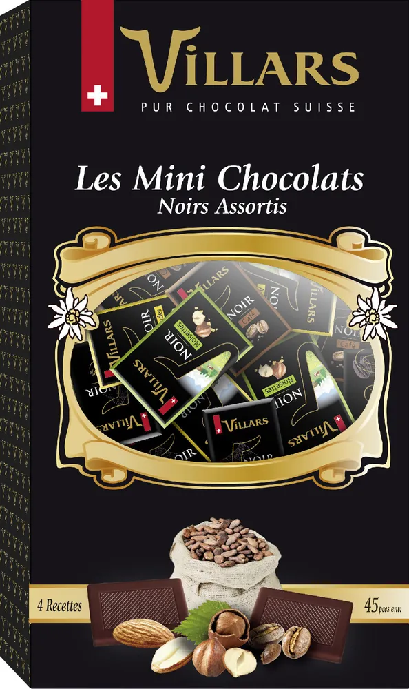 Assortiment Villars Mini Chocolats Noir 250g
