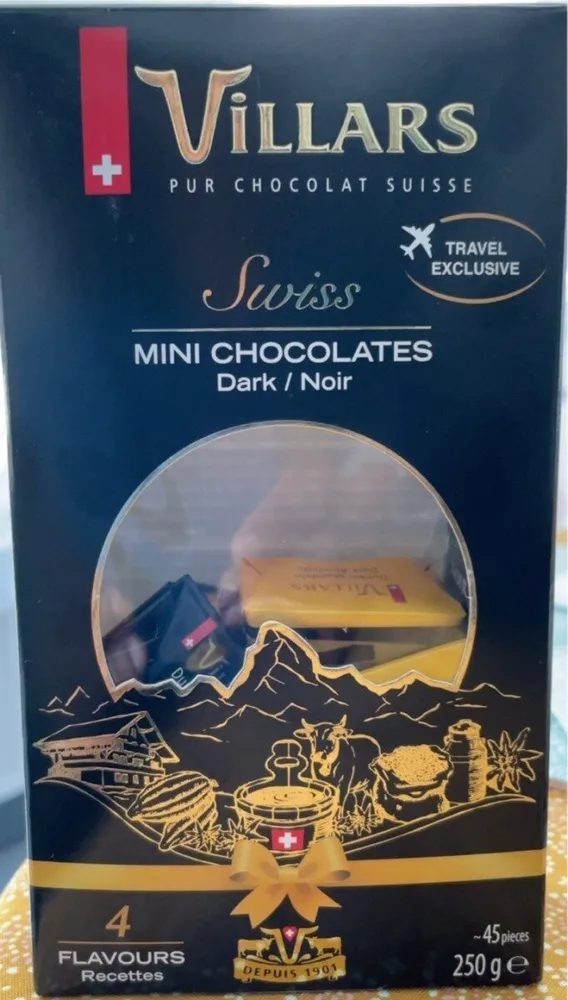 Mini chocolates dark/noir