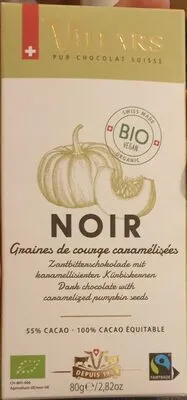 Chocolat Noir Graines De Courges Caramélisées