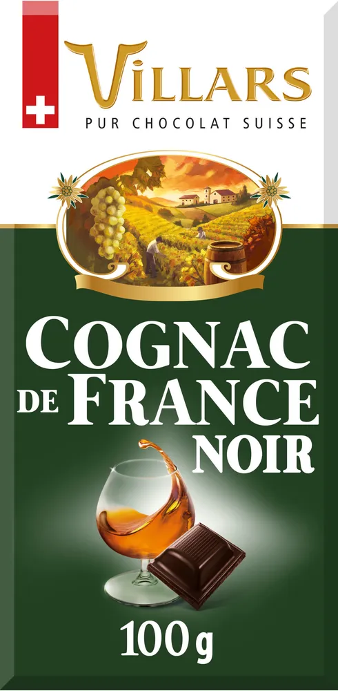 chocolat noir cognac de france