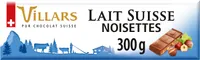 Chocolat Villars Lait Suisse Noisettes 300g