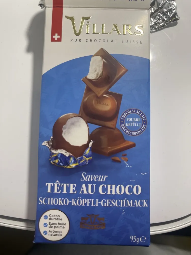 Tablette Saveur Tête Au Chocolat Lait